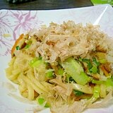 ランチに(/・ω・)/☆余り野菜で焼きうどん☆